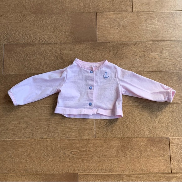 3/$10 CARTERS Baby girl cardigan 6m - Picture 1 of 4